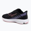 Scarpe da corsa per bambini Mizuno Enerzy Rider Jr nero/camel/rosa paisleypurple 3