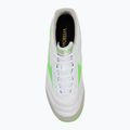 Scarpe da calcio Mizuno Morelia Sala Elite TF da uomo bianco/verde neon/argento galassia 5