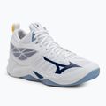 Scarpe da pallavolo Mizuno Wave Dimension Mid bianche/blu bellwether/belairblu