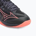 Scarpa da pallavolo Mizuno Thunder Blade Z nero/fiamma neon/blu pavone 7