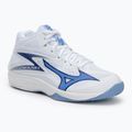 Scarpa da pallavolo Mizuno Thunder Blade Z Mid bianco/blu scuro/blu scuro