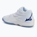 Scarpa da pallavolo Mizuno Thunder Blade Z Mid bianco/blu scuro/blu scuro 3