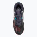 Mizuno Wave Lightning Z8 Mid scarpa da pallavolo nero/fiamma di neon/blu pavone 5