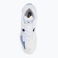 Mizuno Wave Lightning Z8 Mid scarpe da pallavolo bianco/blu/bel air blue 5