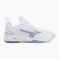 Scarpe da pallavolo Mizuno Wave Luminous 3 bianche/blu bellwether/belairblu 2