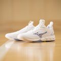 Scarpe da pallavolo Mizuno Wave Luminous 3 bianche/blu bellwether/belairblu 14