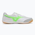 Scarpe da calcio da uomo Mizuno Morelia Sala Pro IN bianco/verde neon/argento galassia 2