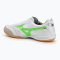 Mizuno Morelia Sala Elite IN scarpe da calcio da uomo bianco/verde neon/argento galassia 3