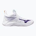 Scarpe da pallavolo Mizuno Wave Dimension bianco/viola indaco/rosa camelia 8