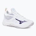 Scarpe da pallavolo Mizuno Wave Dimension bianco/viola indaco/rosa camelia