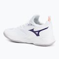Scarpe da pallavolo Mizuno Wave Dimension bianco/viola indaco/rosa camelia 3