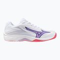 Scarpa da pallavolo Mizuno Thunder Blade Z bianco/viola indaco/rosa camelia 8