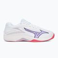 Scarpa da pallavolo Mizuno Thunder Blade Z bianco/viola indaco/rosa camelia 2
