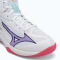 Scarpe da pallavolo da donna Mizuno Thunder Blade Z Mid bianco/viola indaco/camellaros 7