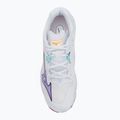Scarpe da pallavolo donna Mizuno Wave Lightning Z8 bianche/viola indaco/camelliaros 5