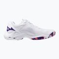 Scarpe da pallavolo donna Mizuno Wave Lightning Z8 bianche/viola indaco/camelliaros 9