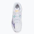 Scarpe da pallavolo donna Mizuno Wave Lightning Z8 Mid bianche/viola indaco/camelliaros 5