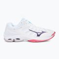 Scarpe da pallavolo Mizuno Wave Voltage 2 bianco/viola indaco/rosa camelia 2