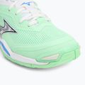Mizuno Wave Stealth 6 scarpe neo menta/nero/blu di frontiera 7