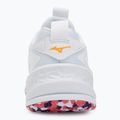 Scarpe da pallamano Mizuno Wav Stealth Neo 2 white/violet indigo/camellia rose 6
