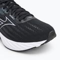 Scarpe da corsa da uomo Mizuno Wave Inspire 21 nero/argento/grigio metallico 7