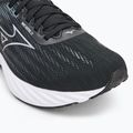 Scarpe da corsa da uomo Mizuno Wave Inspire 21 2E nero/argento/grigio metallizzato 7