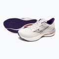 Scarpe da corsa da donna Mizuno Wave Inspire 21 bianco neve/vintage indigo/camellia rose 11