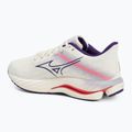 Scarpe da corsa da donna Mizuno Wave Inspire 21 bianco neve/vintage indigo/camellia rose 3