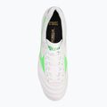 Mizuno Morelia II Japan Md bianco/neon green/galaxy silver scarpe da calcio uomo 5