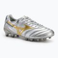 Scarpe da calcio Mizuno Morelia Dna Japan Md da uomo galaxy argento/oro/oro
