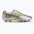 Scarpe da calcio Mizuno Morelia II Club Md galaxy argento/oro/oro da uomo 2