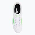Mizuno Morelia II Club Md bianco/verde neon/argento galassia scarpe da calcio uomo 5