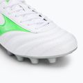 Mizuno Morelia II Club Md bianco/verde neon/argento galassia scarpe da calcio uomo 7