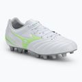 Scarpe da calcio da uomo Mizuno Monarcida Neo III Select Md bianco/verde neon