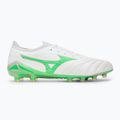 Scarpe da calcio uomo Mizuno Morelia Neo IV β Japan Md bianco/verde neon/grigio freddo 3c 2