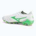 Scarpe da calcio uomo Mizuno Morelia Neo IV β Japan Md bianco/verde neon/grigio freddo 3c 3