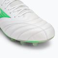 Scarpe da calcio uomo Mizuno Morelia Neo IV β Japan Md bianco/verde neon/grigio freddo 3c 7