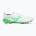 Scarpe da calcio uomo Mizuno Morelia Neo IV Β Elite MD white/neon green/cool gray 3c 2