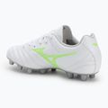 Scarpe da calcio per bambini Mizuno Monarcida Neo III Select Jr Md bianco/verde neon 3