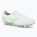 Scarpe da calcio uomo Mizuno Morelia Neo IV Pro Mix bianco/verde neon/grigio freddo 3c