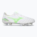 Scarpe da calcio uomo Mizuno Morelia Neo IV Pro Mix bianco/verde neon/grigio freddo 3c 2