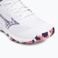 Mizuno Wave Luminous 3 scarpe da pallavolo bianco/viola indaco/rosa camelia 7