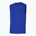 Canotta da running da uomo Mizuno Impulse Core senza maniche blu reflex
