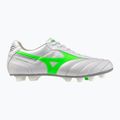 Mizuno Morelia II Elite Md bianco/neon green/galaxy silver scarpe da calcio uomo 8