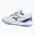 Mizuno Cyclone Speed 5 scarpe da pallavolo bianco/bellwether blu/bel air blu 3