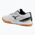 Scarpe da pallavolo Mizuno Cyclone Speed 5 bianco/nero/camoscio 3