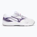 Mizuno Cyclone Speed 5 scarpe da pallavolo bianco/viola indaco/rosa camelia 2