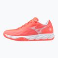Scarpe da tennis da donna Mizuno Wave Enforce Court CC W calypso coral/white/barely pink 8