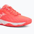 Scarpe da tennis da donna Mizuno Wave Enforce Court CC W calypso coral/white/barely pink 7