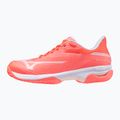 Scarpe da tennis da donna Mizuno Wave Exceed Court CC W calypso coral/white/barely pink 8